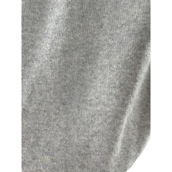TALBOTS GREY CASHMERE CREW NECK SWEATER - Picture 6 of 11